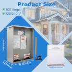 100 Amp Automatic Transfer Switch for Generators