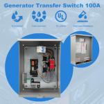 100 Amp Automatic Transfer Switch for Generators