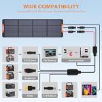 ZOUPW 200W Portable Solar Panel for Camping