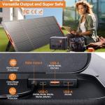 ZOUPW 200W Portable Solar Panel for Camping