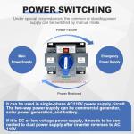 110V Automatic Dual Power Transfer Switch 63A