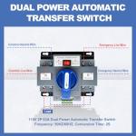 110V Automatic Dual Power Transfer Switch 63A