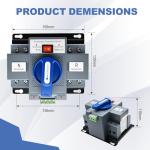 110V Automatic Dual Power Transfer Switch 63A