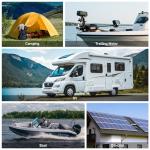 100Ah LiFePO4 Lithium Battery with BMS and Protection