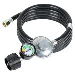 ATKKE 6ft Propane Hose Regulator with Gauge