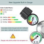 ATKKE 6ft Propane Hose Regulator with Gauge