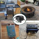 ATKKE 6ft Propane Hose Regulator with Gauge