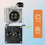 30 Amp NEMA L14-30P Power Inlet Box