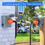 Nilight 30A 25FT Generator Extension Cord with Lock