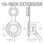 NOCO GCP1 15A AC Power Inlet Socket