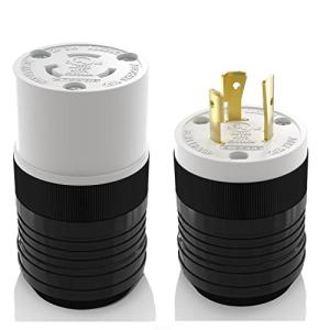 ELEGRP 20 Amp Locking Plug and Connector Set