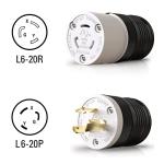 ELEGRP 20 Amp Locking Plug and Connector Set