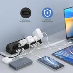 Desk Clamp Power Strip with Fast Charging and USB Ports