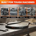 Heavy-Duty Rubber V-Belt for Generators and Machinery