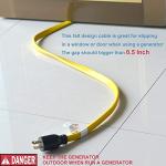 25FT Heavy Duty Generator Extension Cord - 30Amp