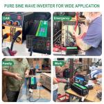 2000W Pure Sine Wave Power Inverter with LCD