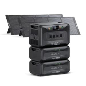 BLUETTI Apex 300 Solar Generator with 2 Panels