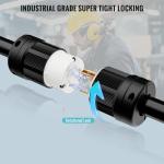 30 Amp NEMA L5-30R Generator Twist Lock Adapter