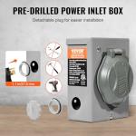 VEVOR 50 Amp Generator Cord and Inlet Box Kit