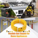 Flexible 1/2" CSST Gas Line for Generators