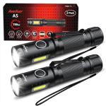 Axefury A5 Mini Tactical Flashlight 2-Pack