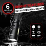 Axefury A5 Mini Tactical Flashlight 2-Pack