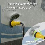 50FT 50 Amp Generator Extension Cord with Twist Lock