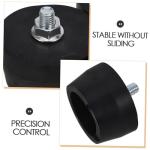 NULYLU 4pcs Heavy Duty Rubber Foot Pads for Air Compressors Generators Vibration Noise Reduction Non-Slip Mounting Accessories for Portable Air Washers