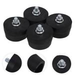 NULYLU 4pcs Heavy Duty Rubber Foot Pads for Air Compressors Generators Vibration Noise Reduction Non-Slip Mounting Accessories for Portable Air Washers