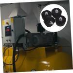 NULYLU 4pcs Heavy Duty Rubber Foot Pads for Air Compressors Generators Vibration Noise Reduction Non-Slip Mounting Accessories for Portable Air Washers