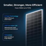 Renogy Solar Panel 200 Watt 24 Volt, 200W Solar Panel 25% High-Efficiency 16BB , N-Type Solar Panels for RV Marine Rooftop Farm Battery and Other Off-Grid Applications