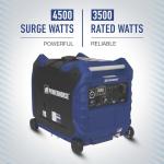 Powerhorse Inverter Generator - 4500 Surge Watts, 3500 Rated Watts, Electric Start, EPA and CARB Compliant, Model# LC4500i