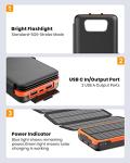 Hiluckey 27000mAh Solar Power Bank with Fast Charging
