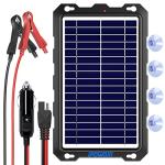 POWOXI 7.5W Waterproof Solar Battery Charger Kit