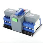 DOONARCES 4P 63A Dual Power Automatic Transfer Switch AC 110V ATS Manual Switch Changeover Generator Transfer Swit-ch Tool 50HZ/60HZ (4P/63A Blue)