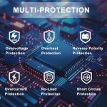 MKLIHFD 2500 watt Inverter Modified Wave car Power Inverter for car Vehicles Truck Camper Solar Panel 12v to 110v /120V Power Converter Adapter with Clamps 2500 watt