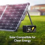 GOLDENMATE 12V 12Ah LiFePO4 Lithium Battery(2 Packs), 5000+ Deep Cycles, IP67 Waterproof Lithium Iron Phosphate Battery, Built-in BMS, Ideal for Power Wheels, Solar, Marine, Fish Finder, Ride-on Toy