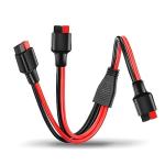PAEKQ 10AWG Anderson Y Splitter Cable Solar Panel Connector Branch Parallel Adapter Cable for Portable Solar Generator Power Station Compatible with GZ Jackery High Power Pole Port Connector