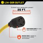 Champion 25-Foot 30-Amp Generator Power Cord