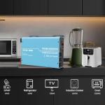 DATOUBOSS 2400W Power Inverter 1200 Watt Pure Sine Wave Inverter 12V to 110V 120V AC Converter, Peak 2400W with Dual AC Outlets and USB & Type-C for Car, RV, Home, Truck, Off-Grid Solar