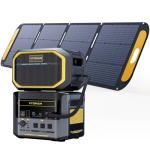 VTOMAN 3096Wh Portable Power Station Bundle with Extra Battery & 200W Pro Solar Panel Included - Up to 3000W Solar Power Generator for Home Backup, Off-grid, Road Trip, RV, Camping, Emergencies