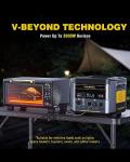 VTOMAN 3096Wh Portable Power Station Bundle with Extra Battery & 200W Pro Solar Panel Included - Up to 3000W Solar Power Generator for Home Backup, Off-grid, Road Trip, RV, Camping, Emergencies