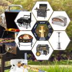 Knocokie 3/4" Natural Gas Hose for Generator, 50FT 3/4" ID Natural Gas Hose with Quick Connect for NG/LP Propane Appliances, Grill,Patio Heaters,Generators, Indoors & Outdoors CSA Certified