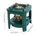 Portable Multi-Fuel Camping Stove & Heater, Dual-Function Propane Burner, Kerosene/Diesel/Alcohol Compatible, High-Efficiency Outdoor Cookware for Camping, Emergency & Backyard Cooking