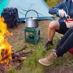 Portable Multi-Fuel Camping Stove & Heater, Dual-Function Propane Burner, Kerosene/Diesel/Alcohol Compatible, High-Efficiency Outdoor Cookware for Camping, Emergency & Backyard Cooking