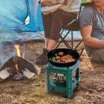 Portable Multi-Fuel Camping Stove & Heater, Dual-Function Propane Burner, Kerosene/Diesel/Alcohol Compatible, High-Efficiency Outdoor Cookware for Camping, Emergency & Backyard Cooking