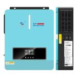 Xijia 3600VA MPPT Hybrid Inverter 3600W Pure Sine Wave Power Inverter with 120A MPPT Solar Charger DC24V to AC110V 60HZ Solar Converter for Home Use，Off-Grid Cabin,Max PV 4200W DC60-500V