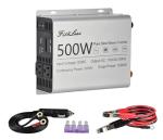 Pure sine Wave Inverter DC 12V Input and AC 110V Output with LCD Display, USB Output Port, Type-C Output Port(500W)