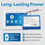 Battery Replacement for ADT Command Smart Security Panel ADT5AIO-1 ADT5AIO-2 ADT5AIO-3 ADT7AIO-1, Honeywell ADT 2X16 AIO Home Security System Keypad ADT2X16AIO-1 ADT2X16AIO-2 Battery 300-10186