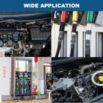 Eunice 1/4 Inch ID Fuel Line Hose 10 Feet for Kawasaki Kohler Briggs & Stratton Small Gas Diesel Powersports Engines and Generators with 22 Pcs 2/5" ID Hose Clamps